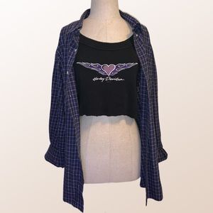 Purple plaid Ralph Lauren Flannel